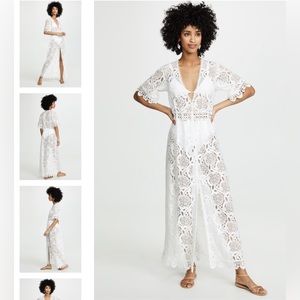 Melissa Odabash Gabrielle white lace coverup